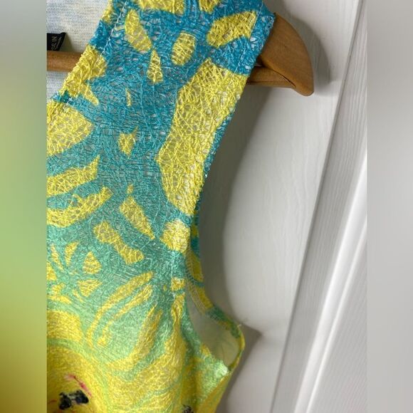 Radzoli Womens Tank Top Colorful Lace Detail Beautiful Sz Medium NWT. - Picture 5 of 10